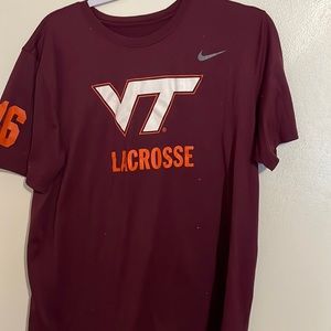 Virginia Tech Lacrosse Shirt Large